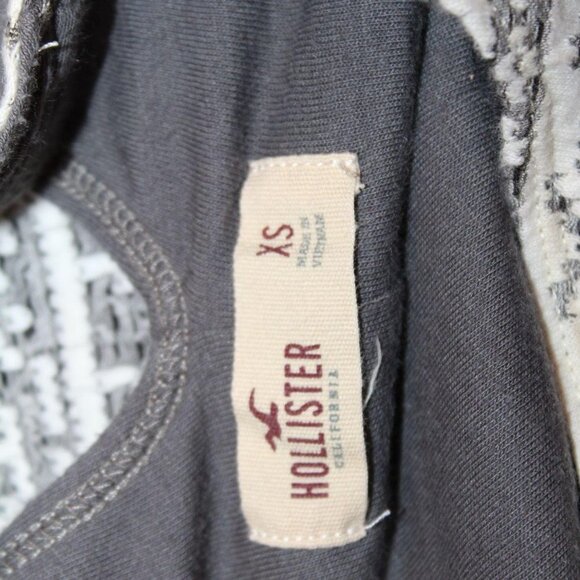 Hollister Sheath Dress Grey Woven XS Sleeveless - Picture 9 of 9